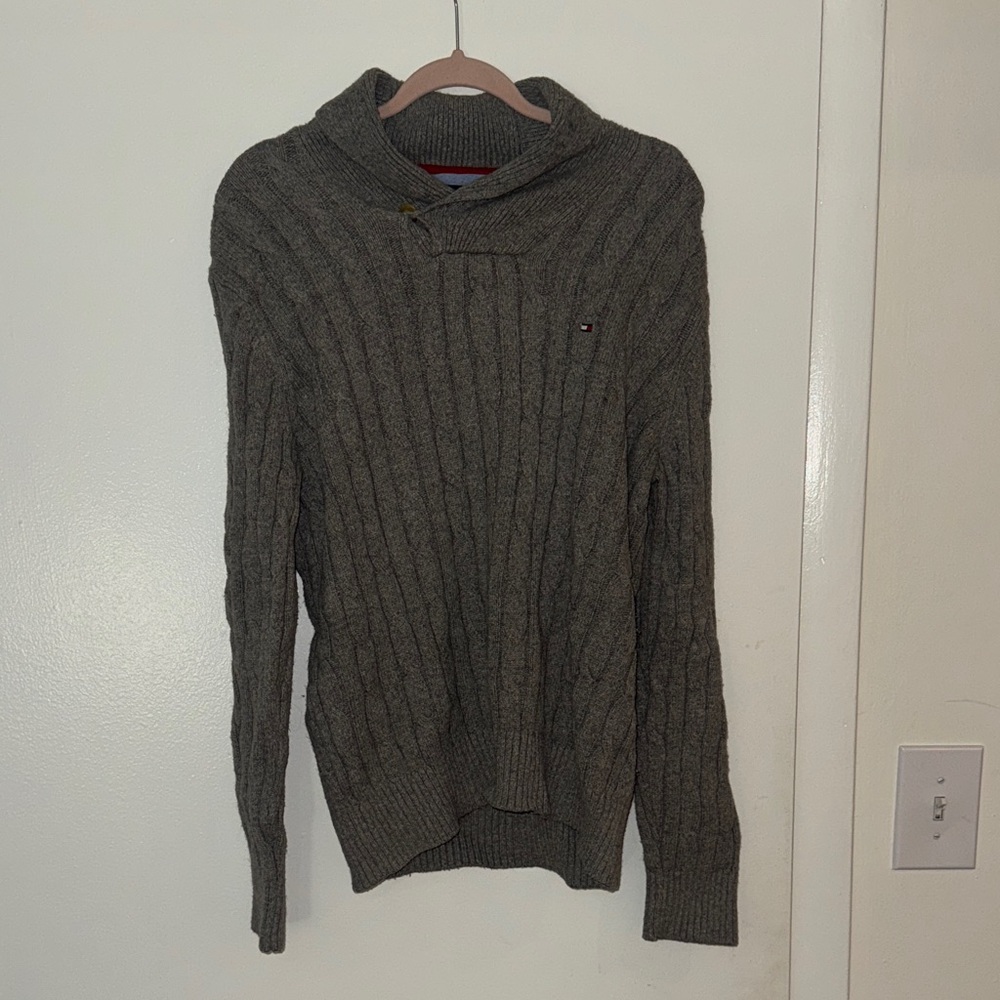 Tommy Hilfiger Charcoal Turtleneck Sweater